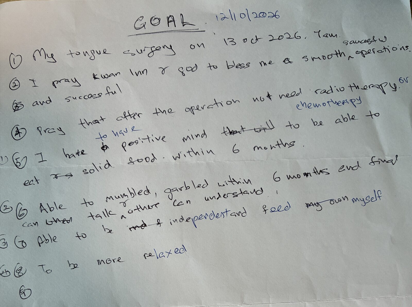 Mum&rsquo;s goal